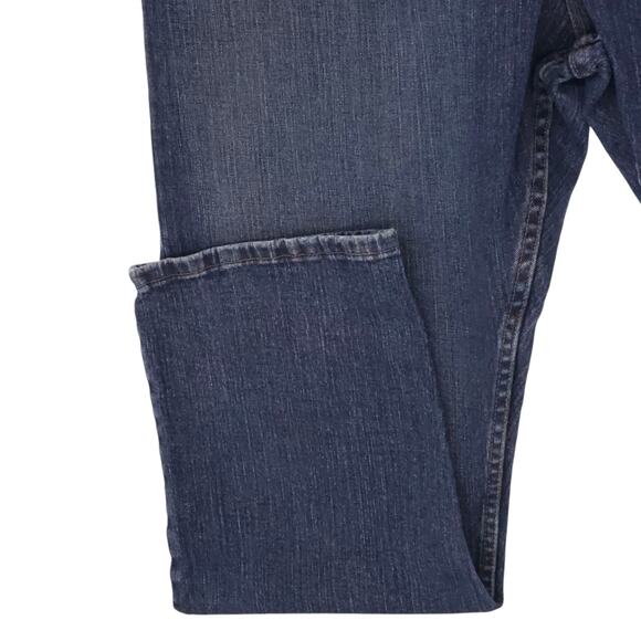 Wrangler Jeans Mens 46x30 Blue Relaxed Fit Straight Leg Denim Medium Wash - Picture 5 of 12